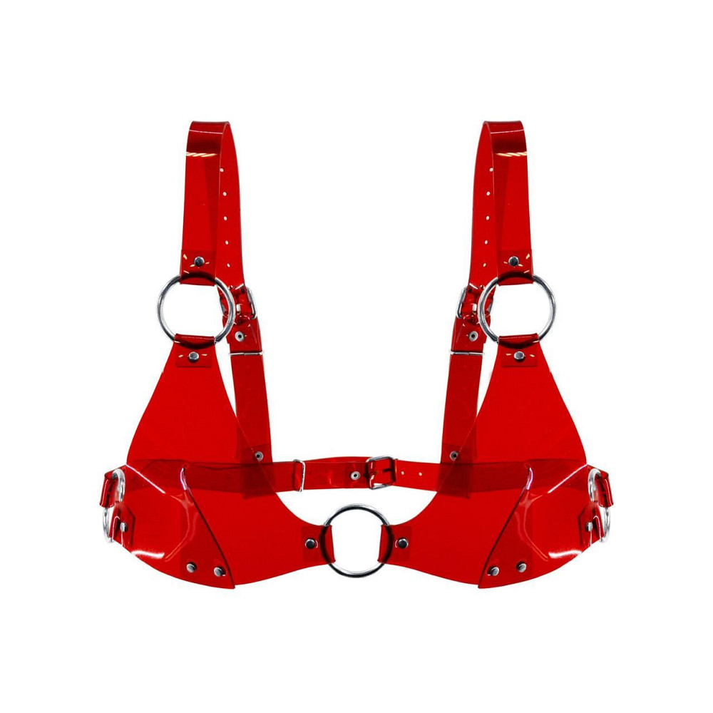 Ліф класичний Feral Feelings - Bikini Top Red Trasparent Sex Aura Київ - фото 1