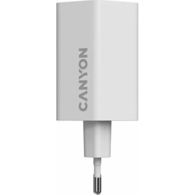 Зарядное устройство Canyon HEXAGON 65 GaN 65W 2xPD 1xQC EU White (CND-CHAHEX65W) Винница - изображение 3