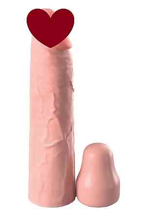 Насадка на пеніс Pipedream Fantasy X-tensions Elite бежева, 18 см Sex Aura Київ