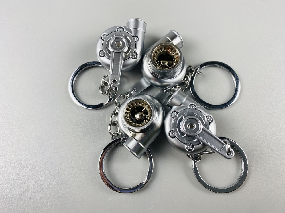 Брелок турбіна ТКР (турбокомпресор) свисток, брелок на ключі для водія, брелок-свисток ТКР сріблястий Мукачево - фото 8