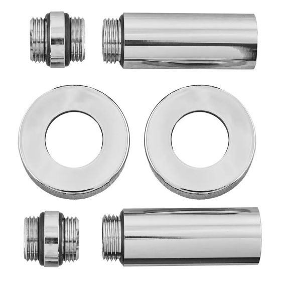 Комплект подовжувачів Koer KF.SET.06MF 1/2Fx1/2M хромований (KR5849) ( 25483 ) Харьков