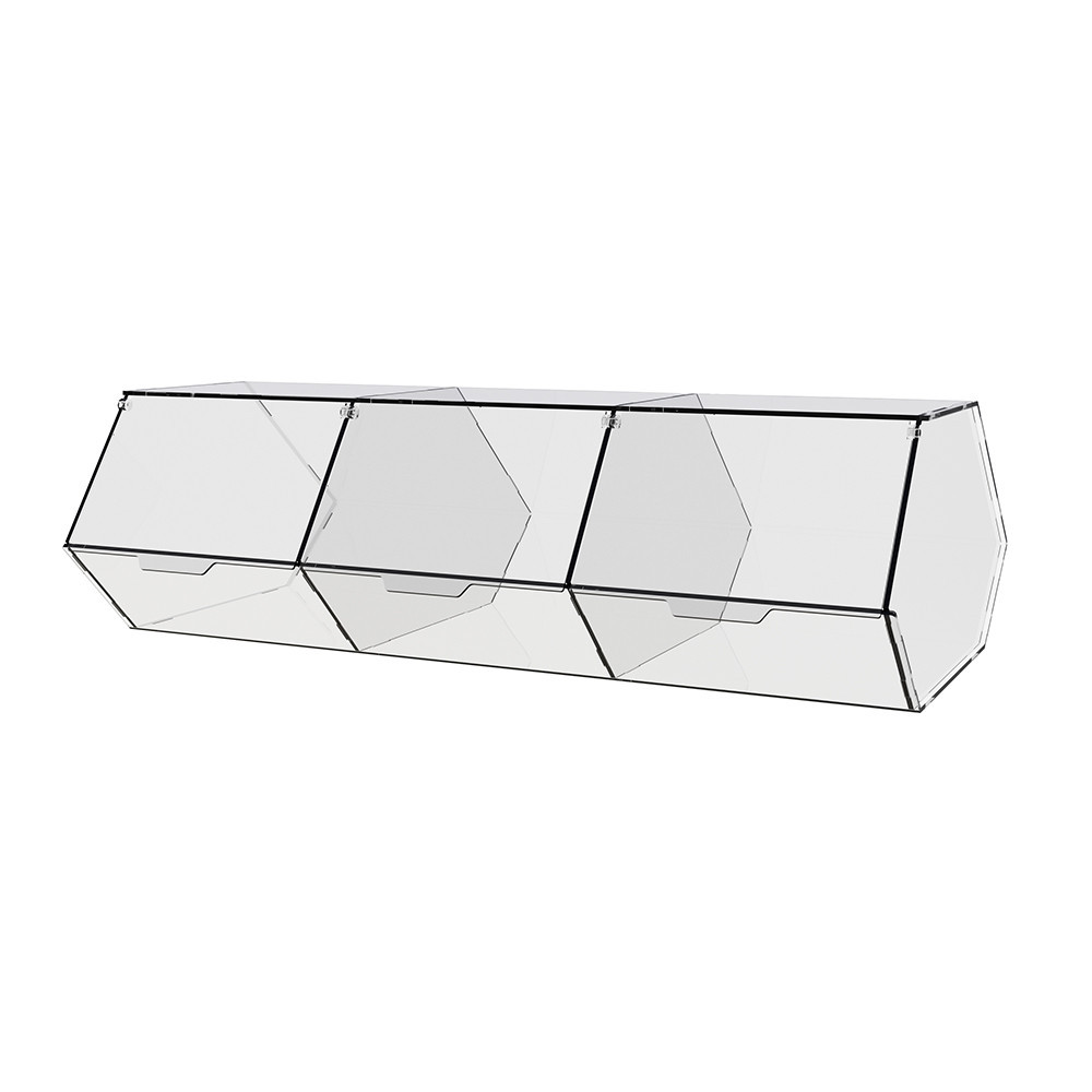 Диспенсер  EKOSTAR  для мармеладів, снеків, горіхів 3 комірки Київ - фото 2