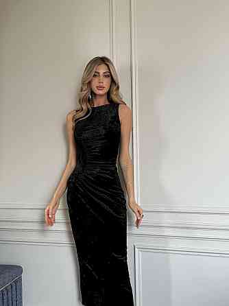 Женское элегантное праздничное миди-платье бархат мармур Одесса