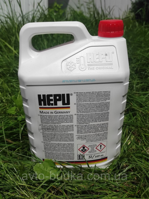 Антифриз концентрат (червоний) 5л HEPU (Німеччина) P999G12 Київ - фото 4