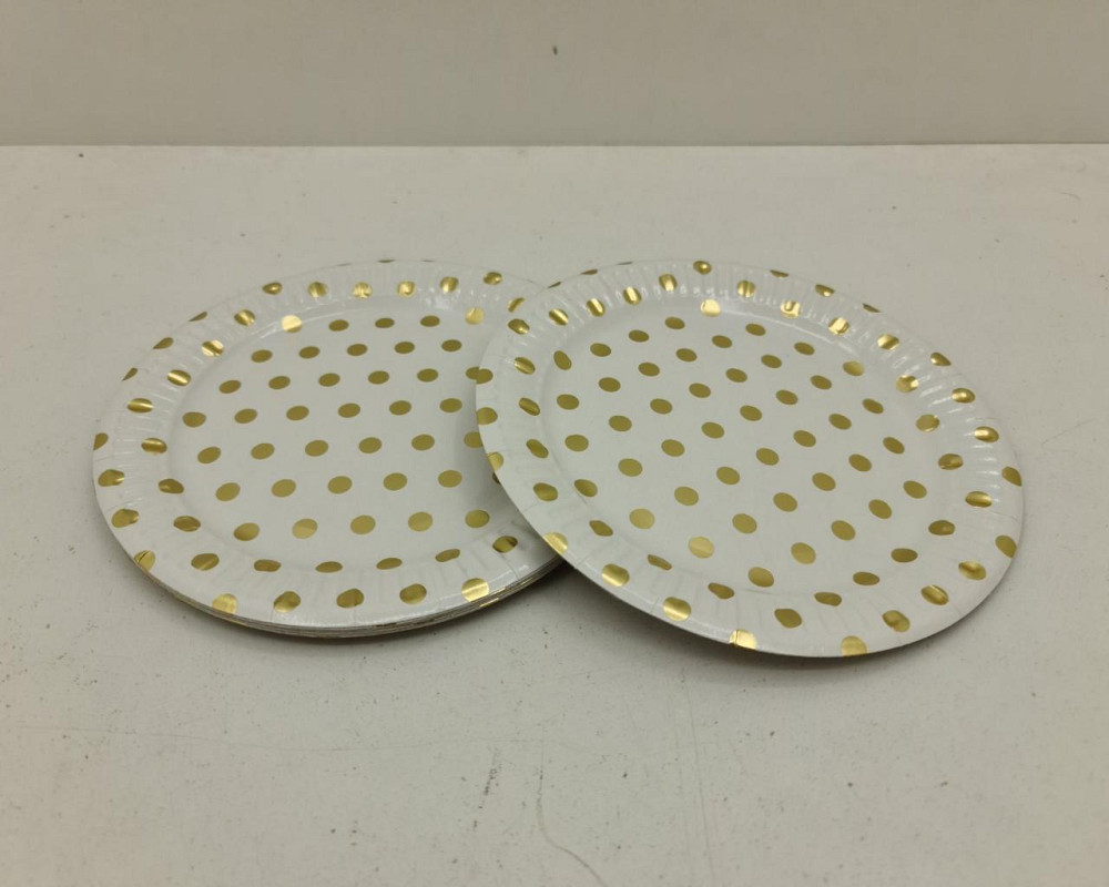 Тарелки бумажные одноразовые детские 