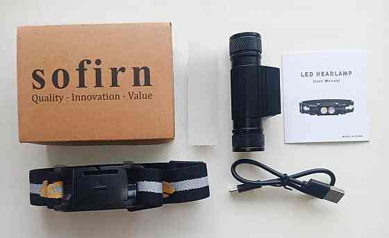 Налобный фонарь Sofirn H25LR с синим светом 800лм USB-C (без аккумулятора) Винница