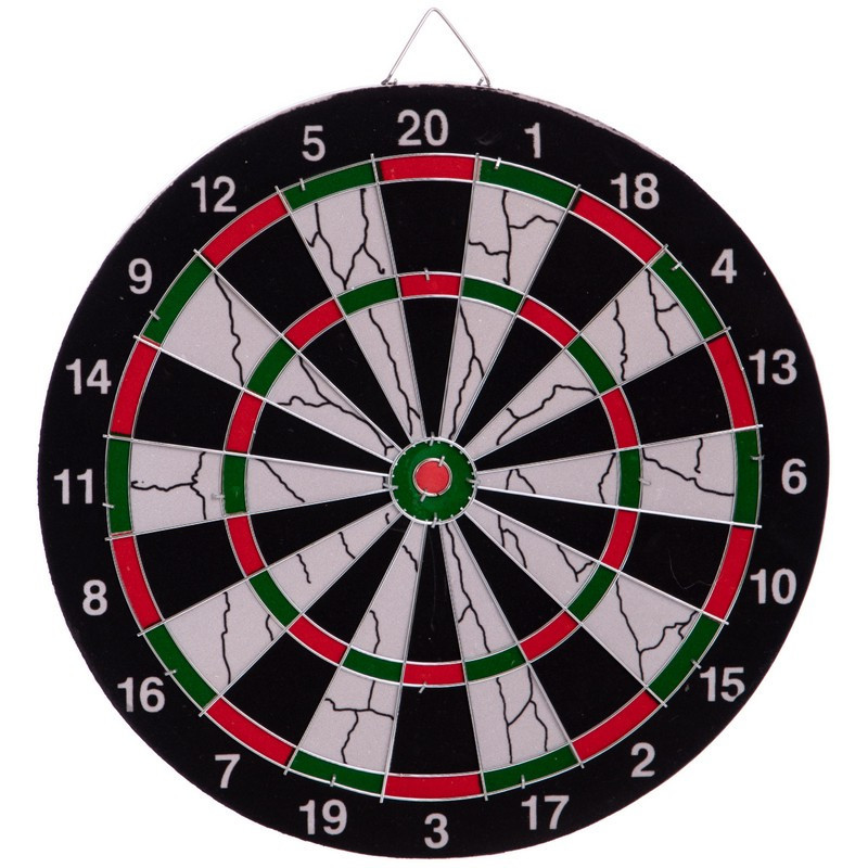 Мішень для гри в дартс Baili Flocked 12115 30 см Вишневе - фото 2