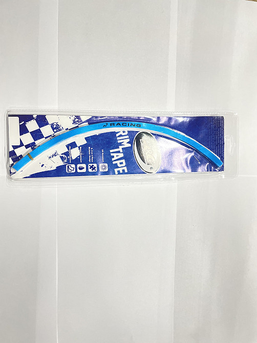 Наклейка на колесо 17 (синяя, светоотражающая) Мукачево - изображение 1