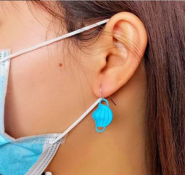 Сережки для дітей "Часточки мандарина" - розмір 4*2,3 см, смола Київ - фото 1