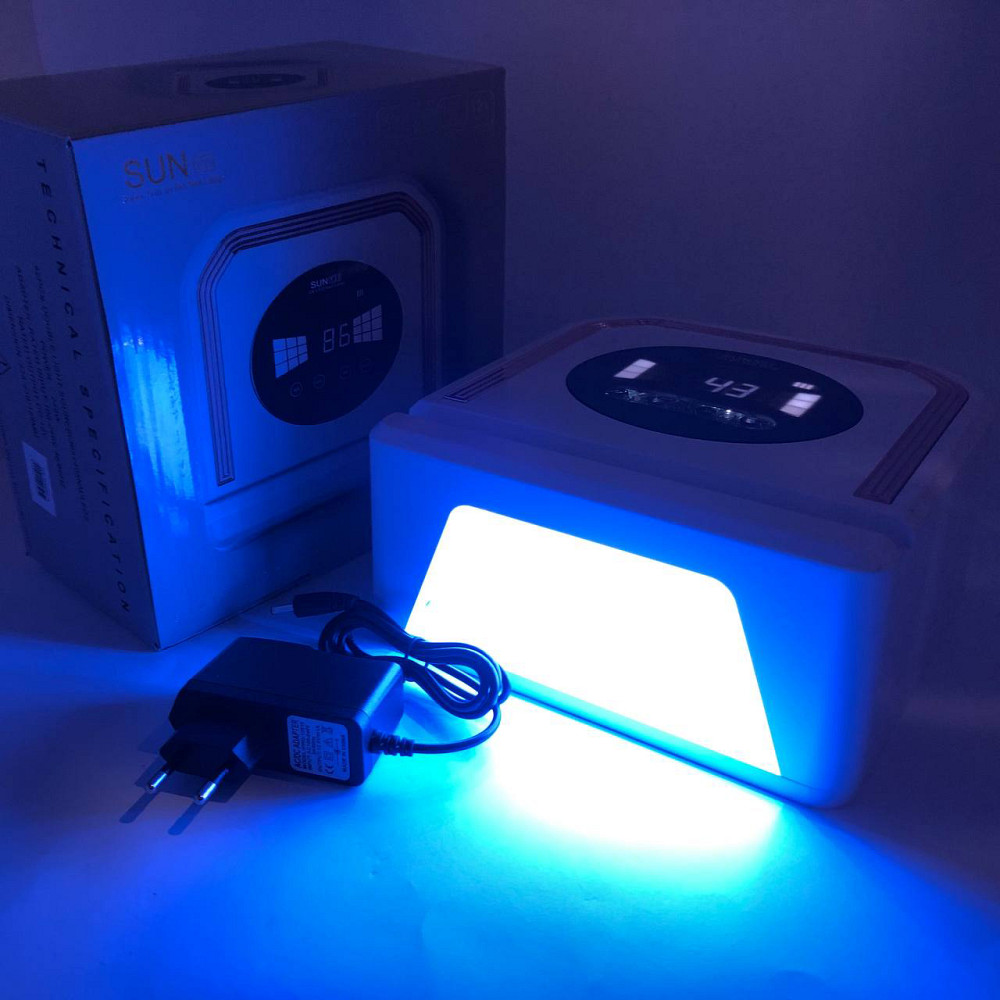 Удобная лампа для сушки гель-лака, УФ лампа для сушки гель лака маникюра sun с таймером QG-63 Львов - изображение 18