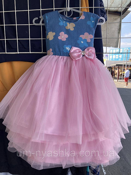 Літній сарафан квітами на ріст 98-116 Кривий Ріг - фото 1