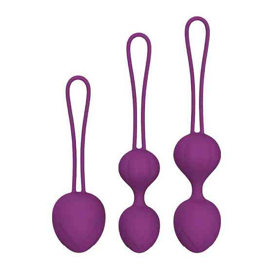 Набор вагинальных шариков Every Night Toys Wendy, 3 шт, лавандовый Sex Aura Киев
