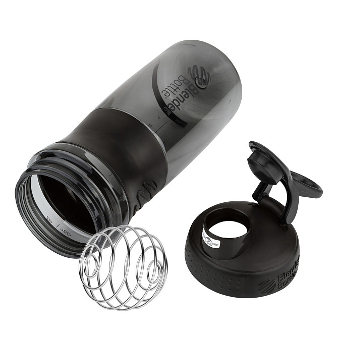 Шейкер спортивний (пляшка) BlenderBottle SportMixer Flip 28oz/820ml Black Каменское - изображение 7
