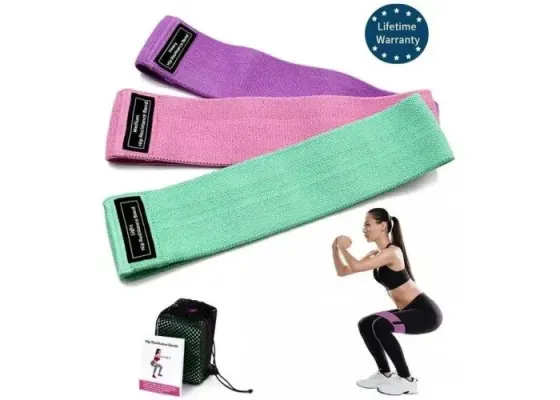 Набор тканевых фитнес резинок Luting Hip Resistance Bands 3 штуки Коломия