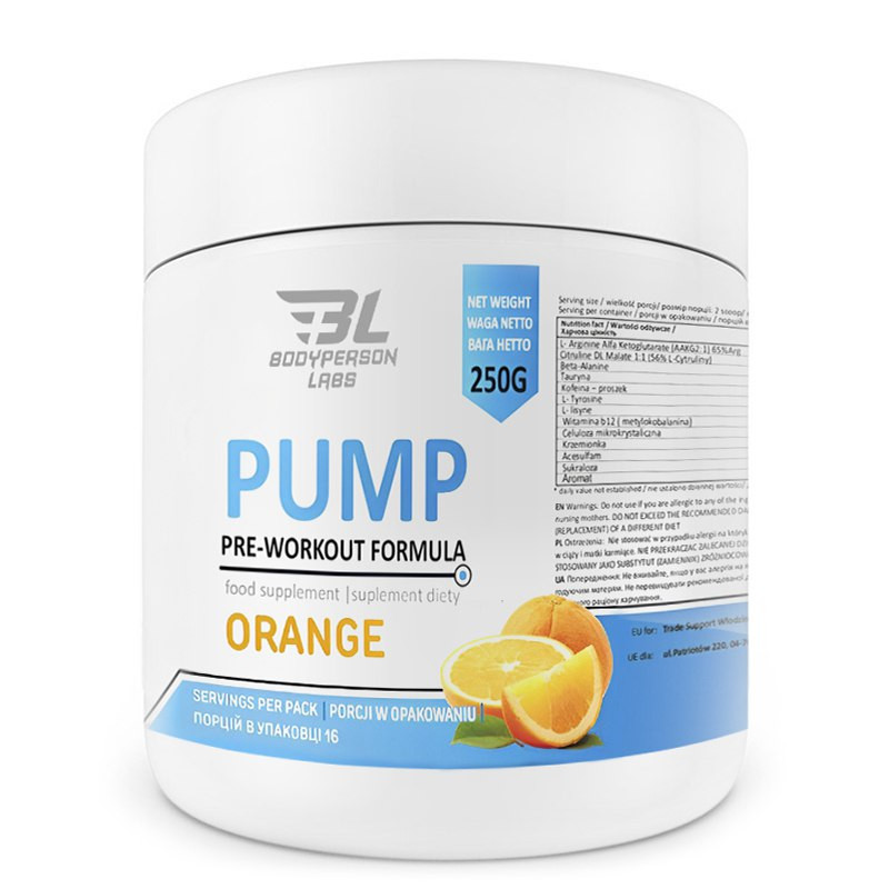 Pre-Workout Formula - 250g Orange Луцк - изображение 1
