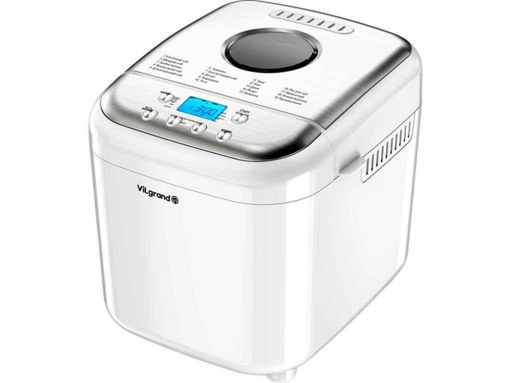 Хлiбопіч 600Вт 500/750/1000г VBM6091-white ТМ VILGRAND Київ - фото 1