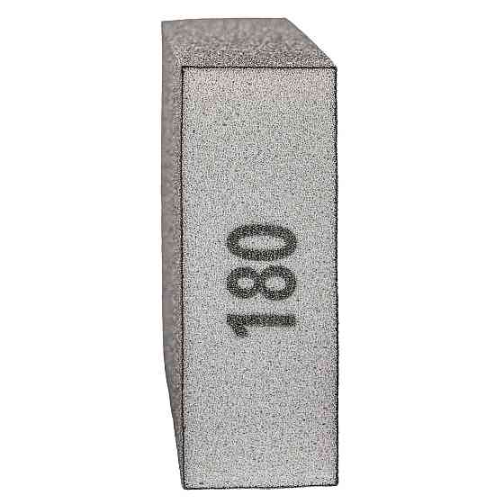 Губка шлифовальная четырехсторонняя 100×70×25мм P180 SIGMA (9130691) Ровно