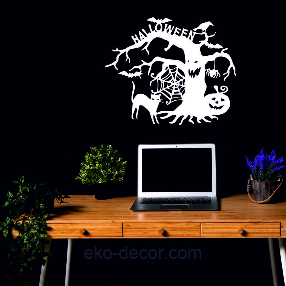 Декоративное настенное Панно «Хэллоуин», Декор на стену 70*57 см, Белый Киев - изображение 8