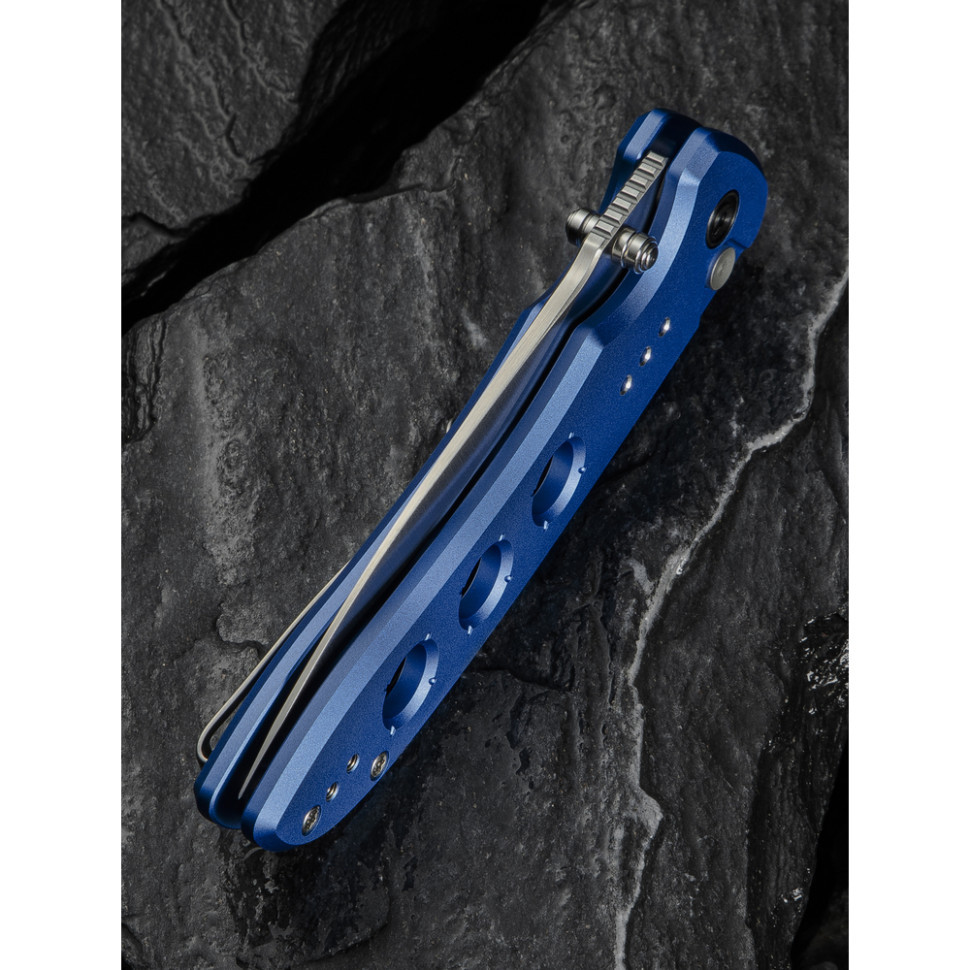 Ніж складаний туристичний Civivi Hyperpulse, (8.9 см) 14C28N / Aluminum синій Киев - изображение 15