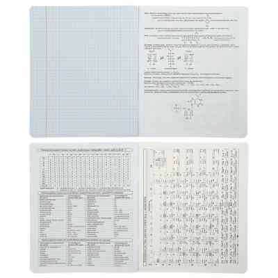 Тетрадь ZiBi предметная BLACK, 36 листов, клетка, химия (ZB.1730-85) Винница