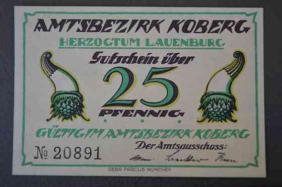 Німеччина Нотгельд 25 Pf 19..р.( 9) Полтава