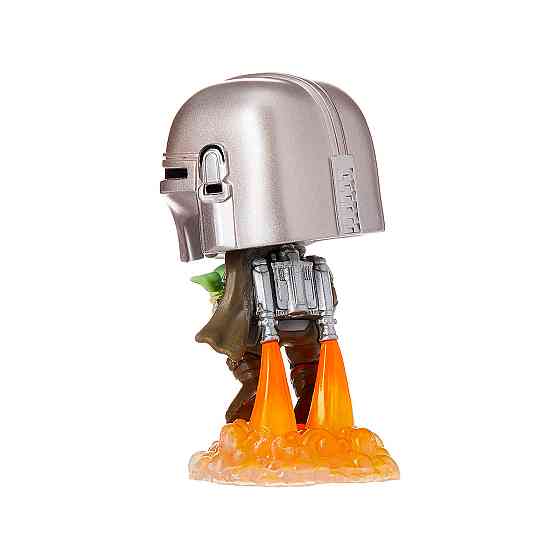 Ігрова фігурка Funko Pop! - Мандалорець, що летить з малюком Днепр