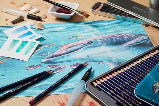 Чернильные карандаши Inktense 24кол Derwent Киев