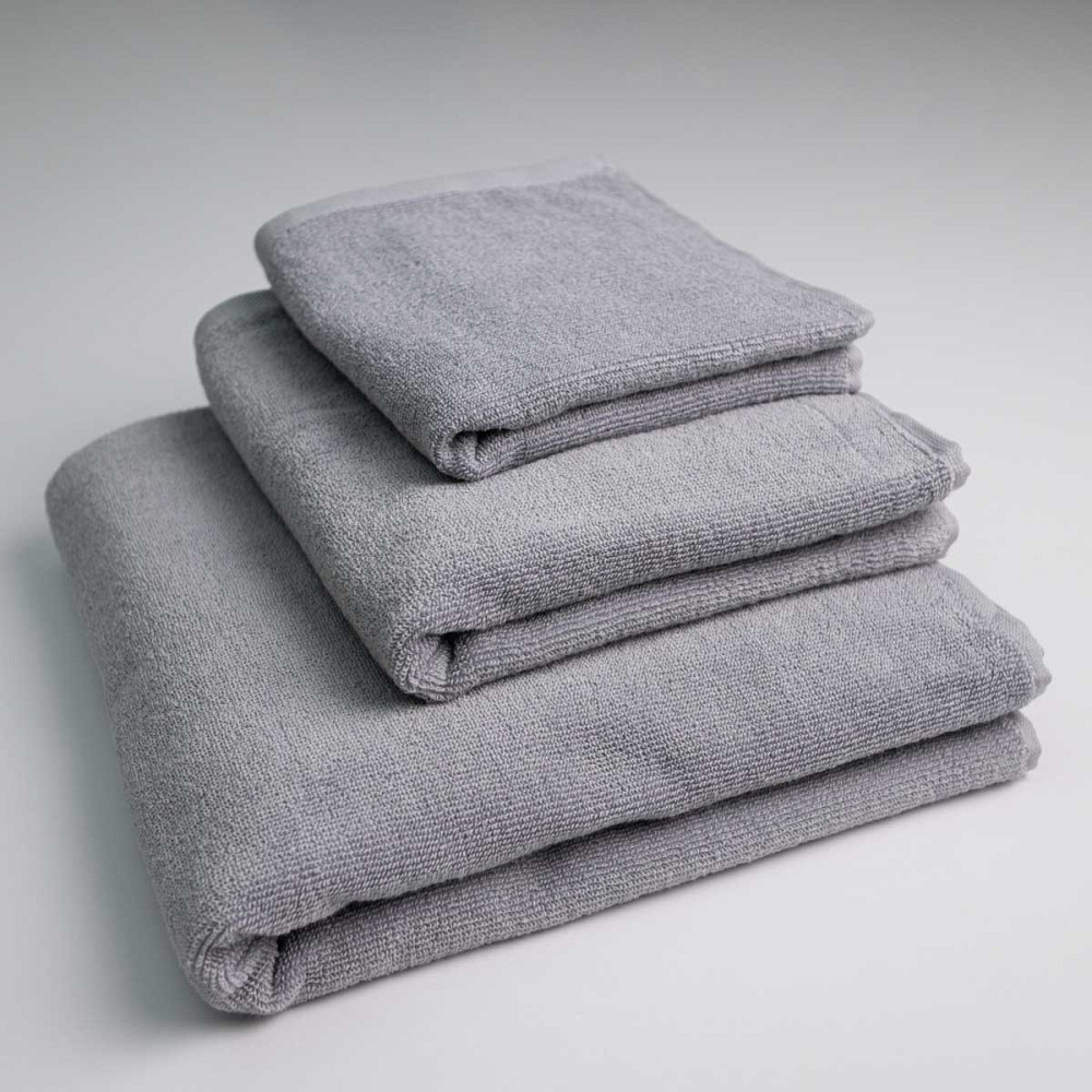 Набор махровых полотенец двусторонних Лаванда 3шт GM Textile 40х70см, 50х90см, 70х140см 400г/м2 (Лавандовый Серый) Сумы - изображение 10