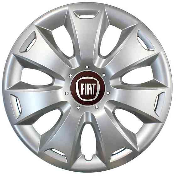 Автомобильные модельные колпаки R16 Fiat 417 4шт, SJS, серебряные Киев