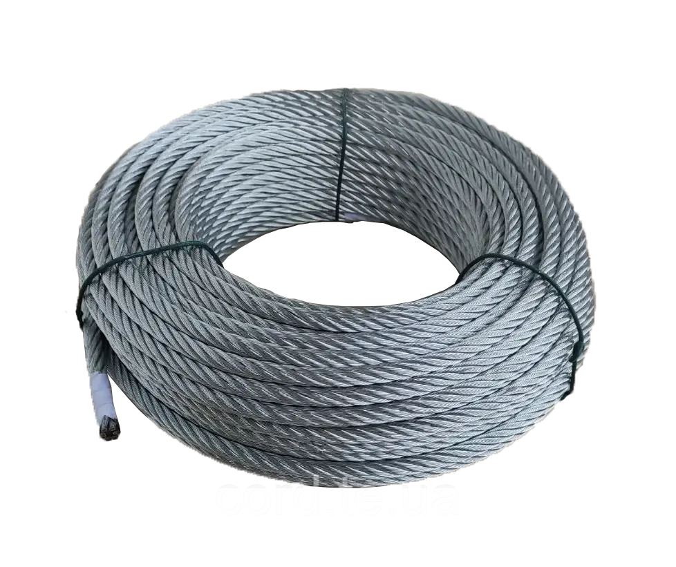 Трос сталевий оцинкований 3мм Харків - фото 1