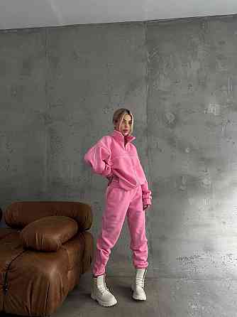 Женский теплый прогулочный костюм: кофта и штаны трехнитка на флисе Одесса