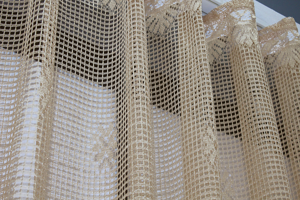 Тюль сітка висотою 1,5м "Juli" колір кавовий з венге 613т Київ - фото 5