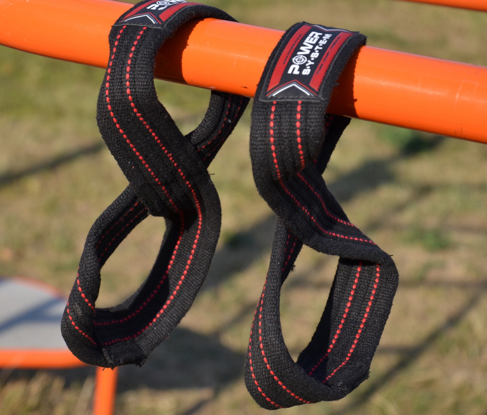 Лямки для тяги (вісмірка) Power System PS-3405 Figure 8 Black/Red L/XL Кам'янське - фото 8