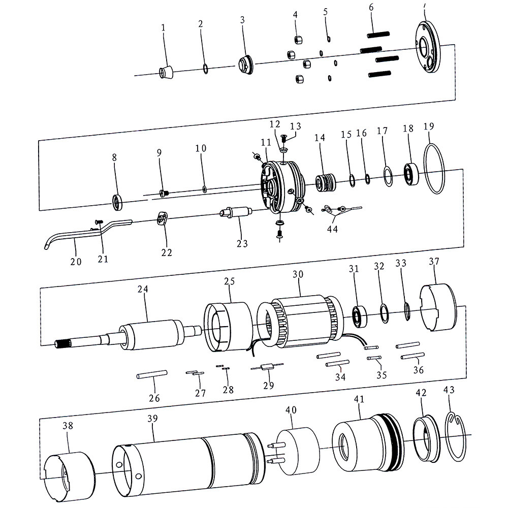 Aquatica Насос центробежный 1.3кВт H 148(114)м Q 55(35)л/мин Ø102мм mid AQUATICA 4QJD3-21-1.3 ( Коломия - фото 3