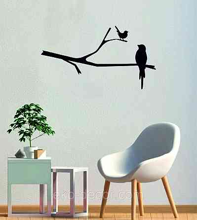 Декоративное настенное Панно «Птичка на ветке», Декор на стену Киев