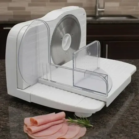 Слайсер електричний SK-23001 для тонкої та рівномірної нарізки продуктів, нержавіюче лезо 17 см, 150 Вт Одеса