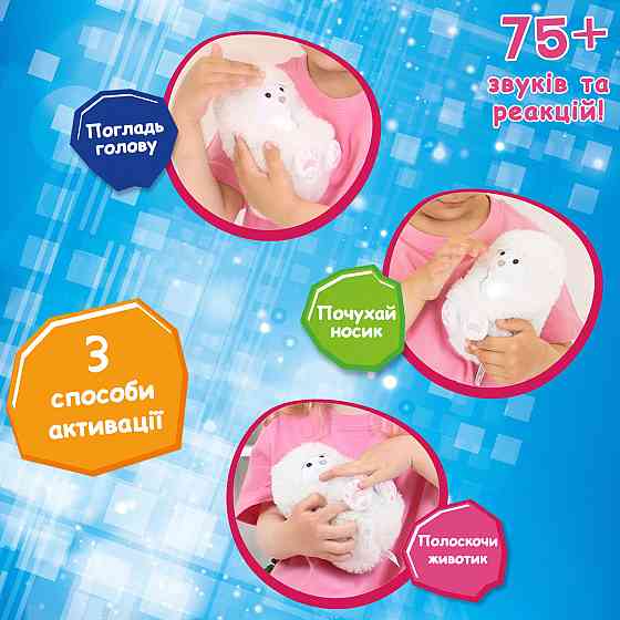 Інтерактивна іграшка Curlimals - Полярний ведмедик Перрі Дніпро