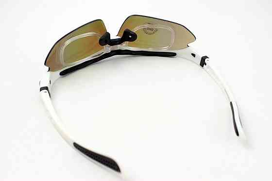 Окуляри з набором для догляду, змінні лінзи 5шт, у твердому чохлі, білі НЕ оригінал Київ