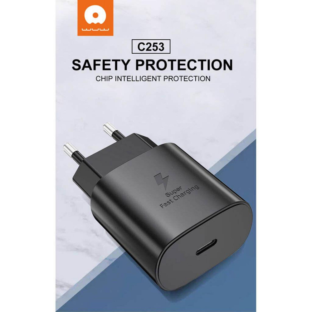 Мережевий зарядний пристрій WUW C253 PD 25W Charger Одеса - фото 5