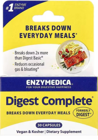 Полная формула энзимов Enzymedica Digest Complete Enzyme Formula 30 капс Киев