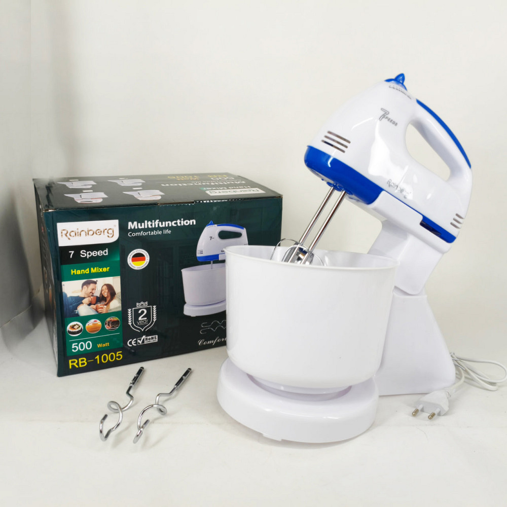 Нержавеющий миксер стационарный, Ручной миксер с чашей, Простой кухонный миксер для крем меда PF-56 Львов - изображение 3
