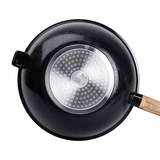 Алюмінієва сковорода 5.6 л з керамічним покриттям антипригарним Ø 30 см чорна MGC HP-4-460B Київ