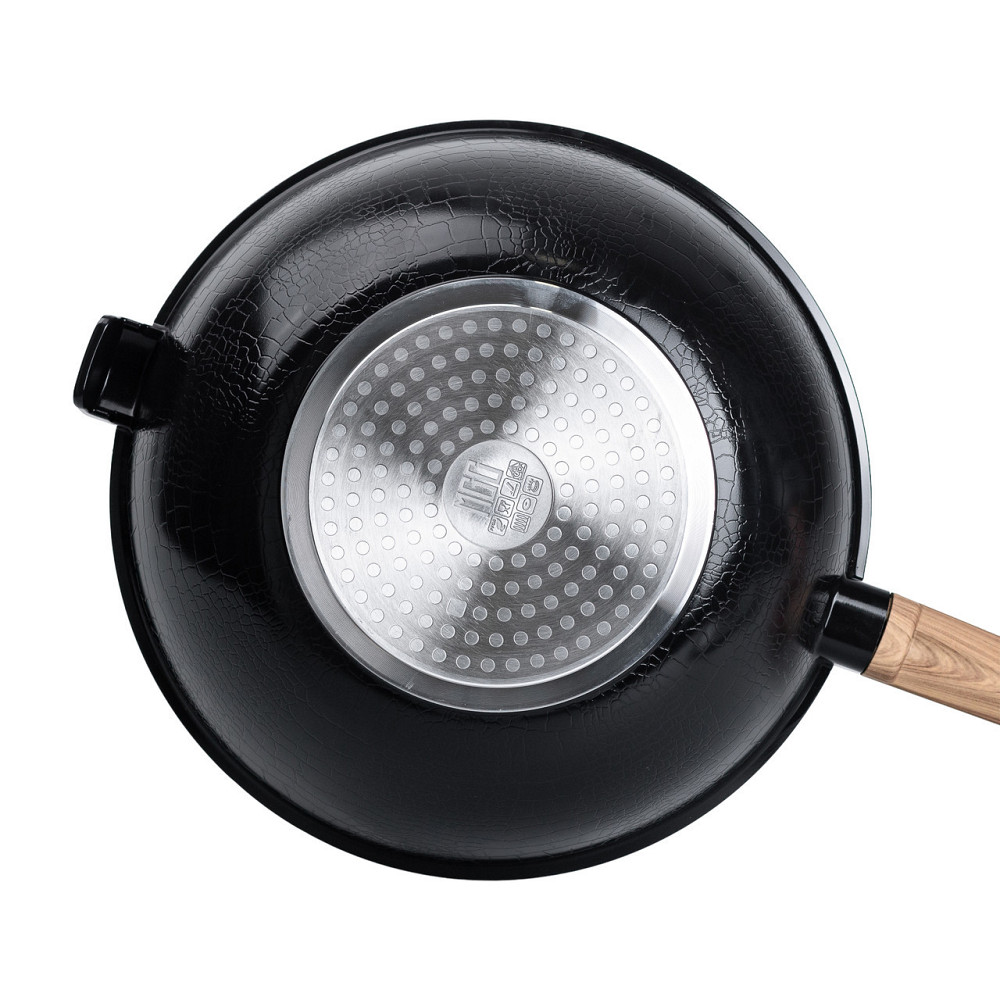 Алюминиевая сковорода 5.6 л с керамическим антипригарным покрытием Ø 30 см черная MGC HP-4-460B Киев - изображение 2