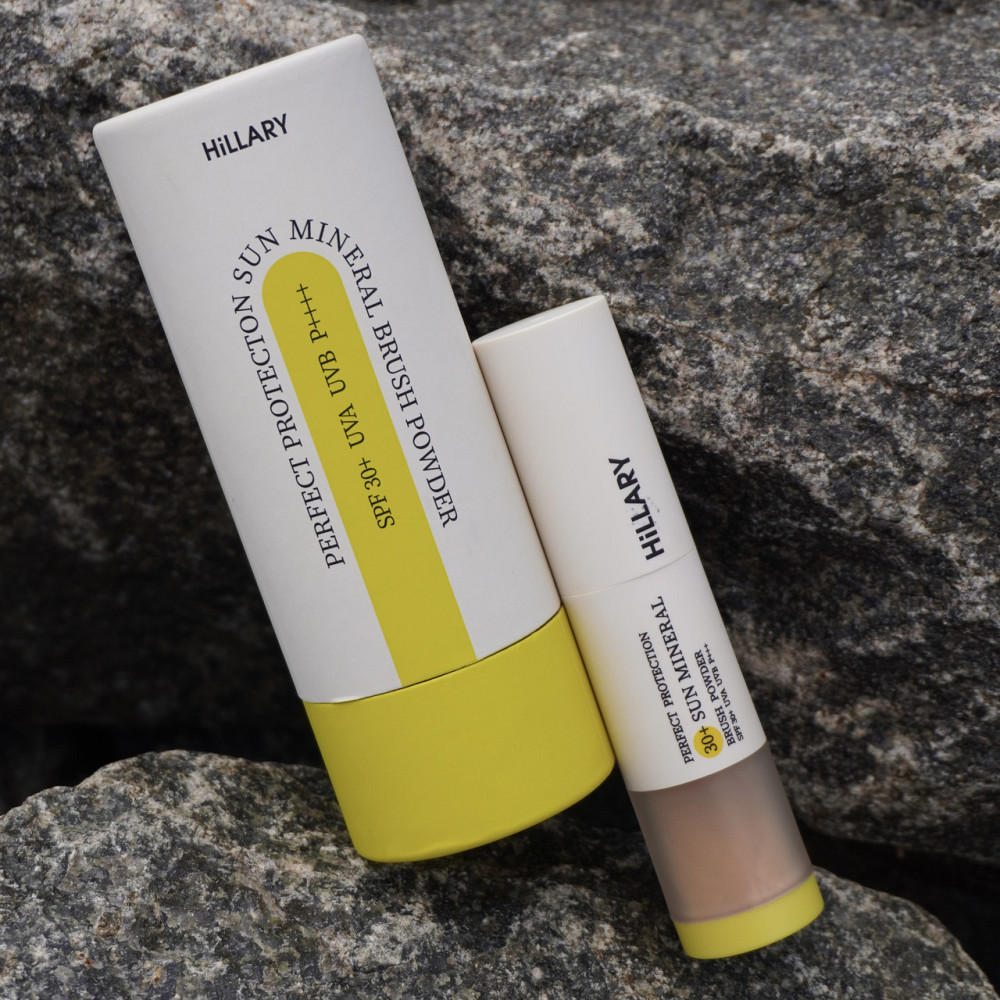 Солнцезащитная минеральная пудра бежевая с SPF 30 + Солнцезащитный крем для лица SPF 30+ Киев - изображение 14