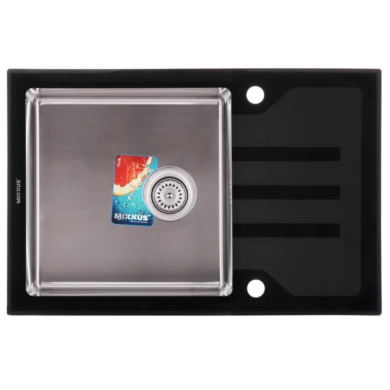 Мойка Mixxus MX(304)7851-200x1.2-HM-Glass (MX0574) Киев - изображение 1