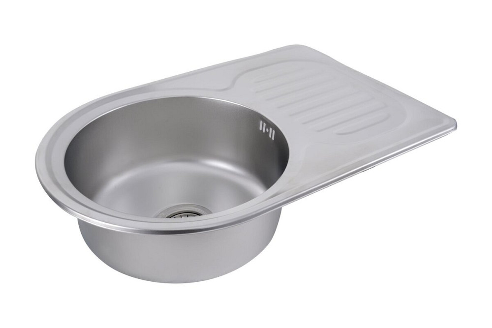 Кухонна мийка з нержавіючої сталі Valeso САТИН 6745 (0,8/180 мм) Коломыя - изображение 4