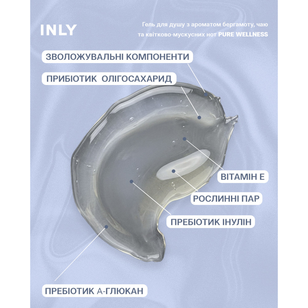 Гель для душу Pure Wellness INLY 150 мл Київ - фото 4