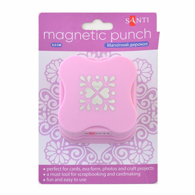 Діркопробивач Santi фігурний магнітний №2 діагональ 3.5 см (240207) Вінниця - фото 1