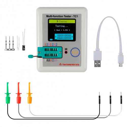 Тестер полупроводниковых элементов, транзисторов ESR LCR-TC1 Винница