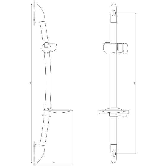 Душова стійка Globus Lux BT-106C Тернопіль